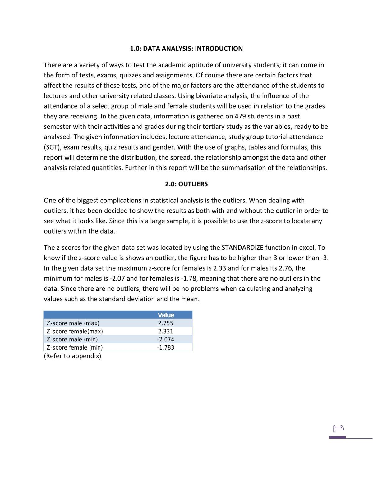 Assessment Item 2: Research Report Task - Page 1