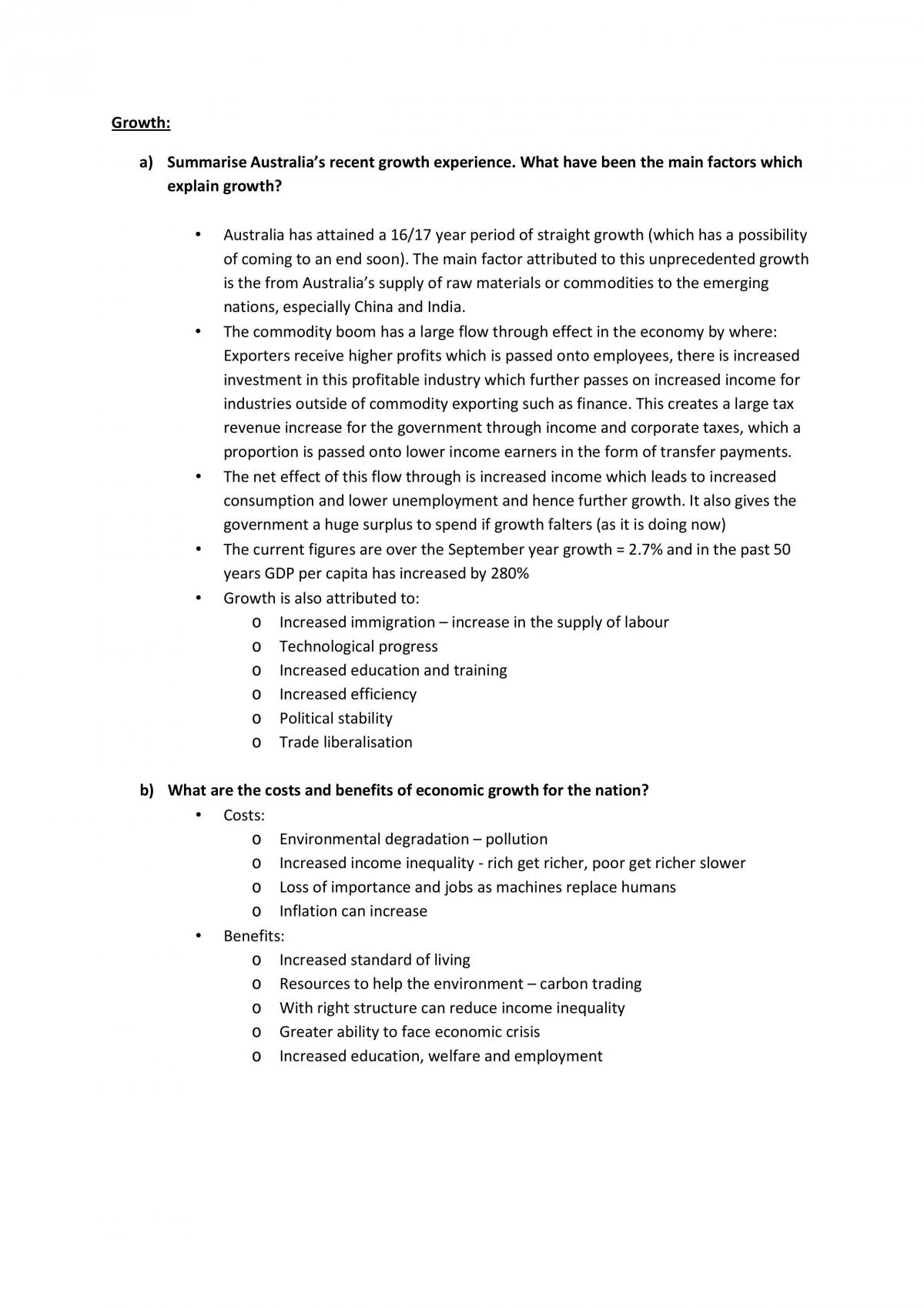 Summar Of The Long Responses We Needed To Know - Page 1