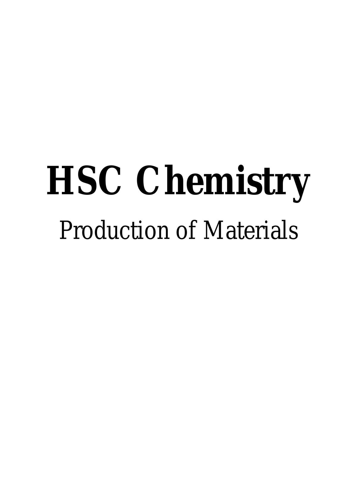 Production of Material Notes - Page 1
