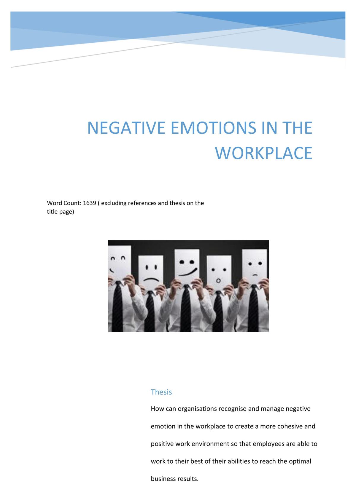 Organisation Behaviour Individual Essay  - Page 1