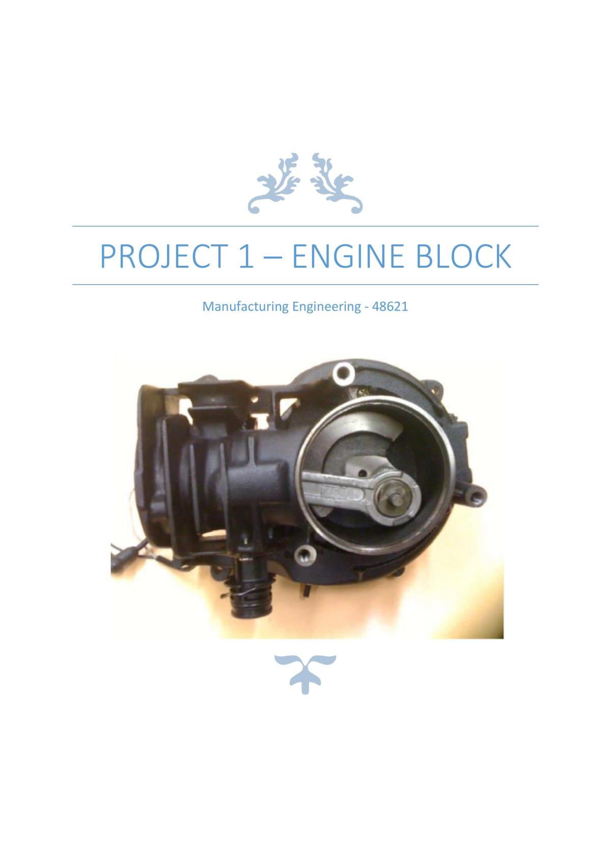 Enginer Block Report - Page 1