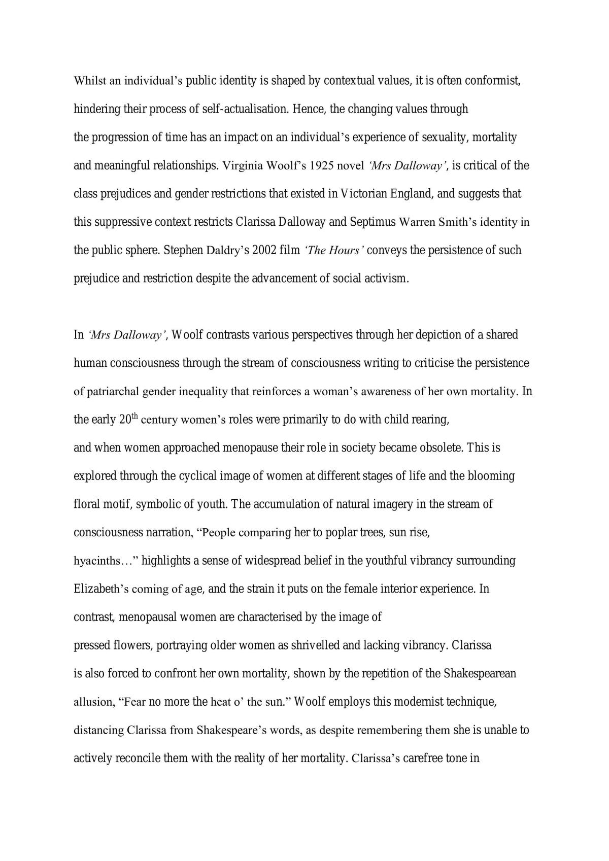 Module A HSC Essay - Page 1