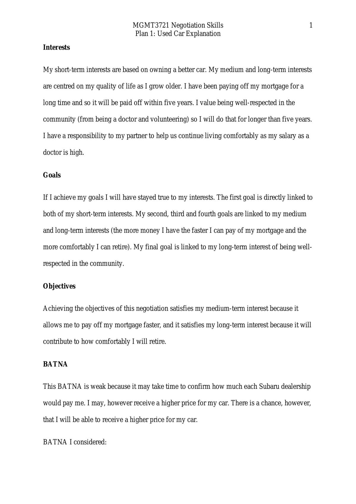Explanation Plan 1 - Page 1