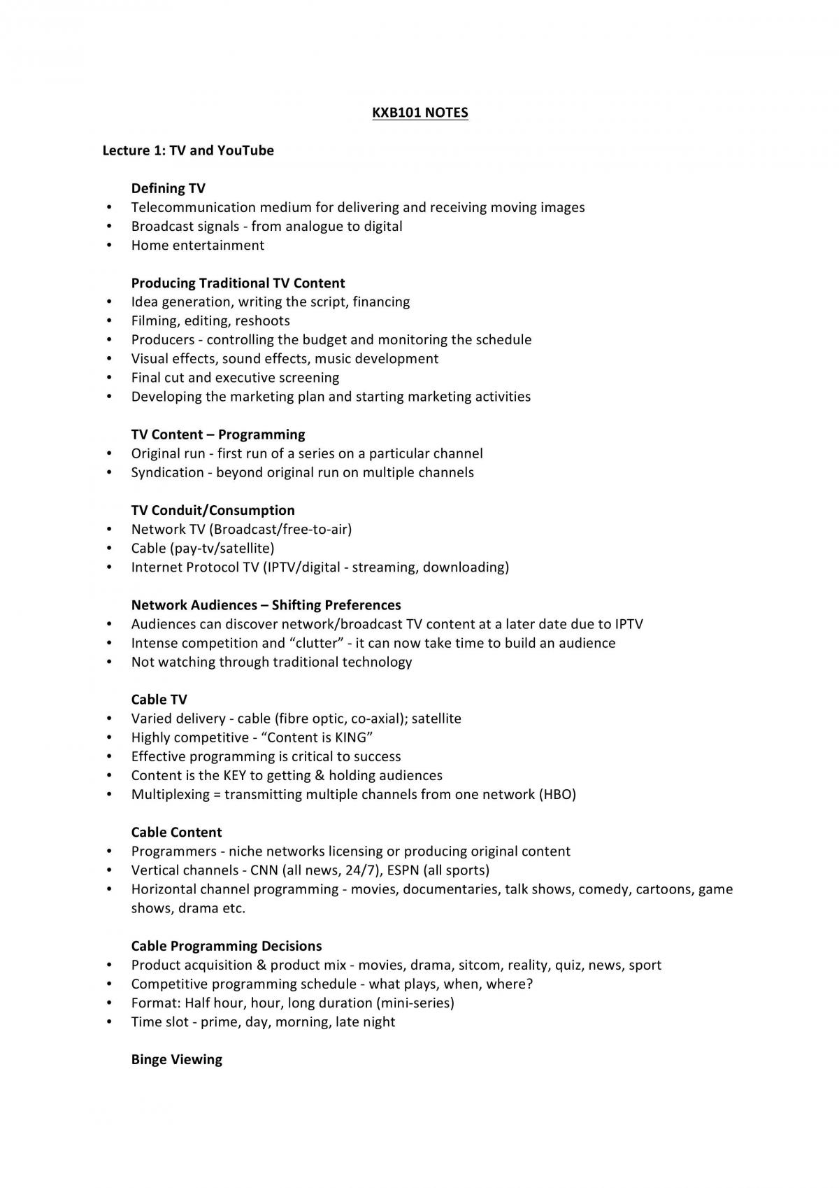Lecture Notes - Page 1
