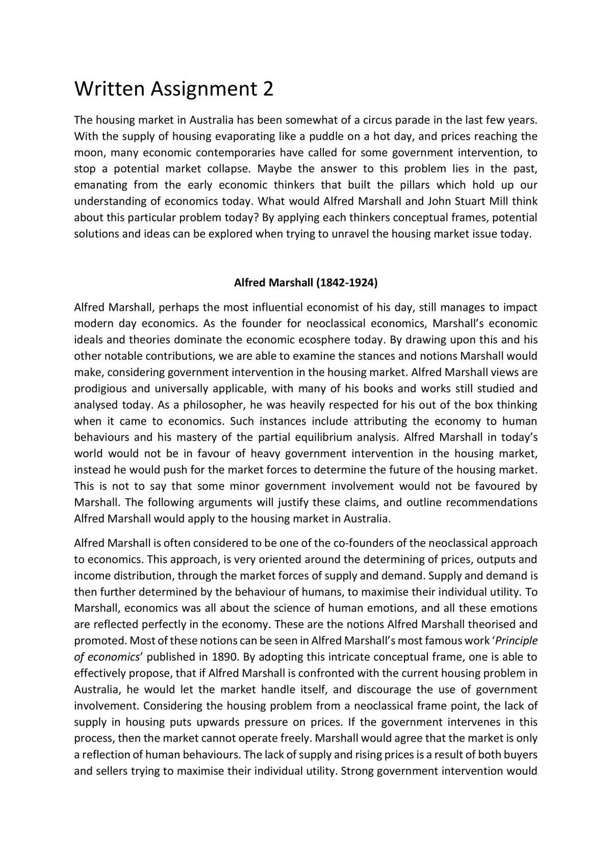 ECON1401 Assignment - Page 1