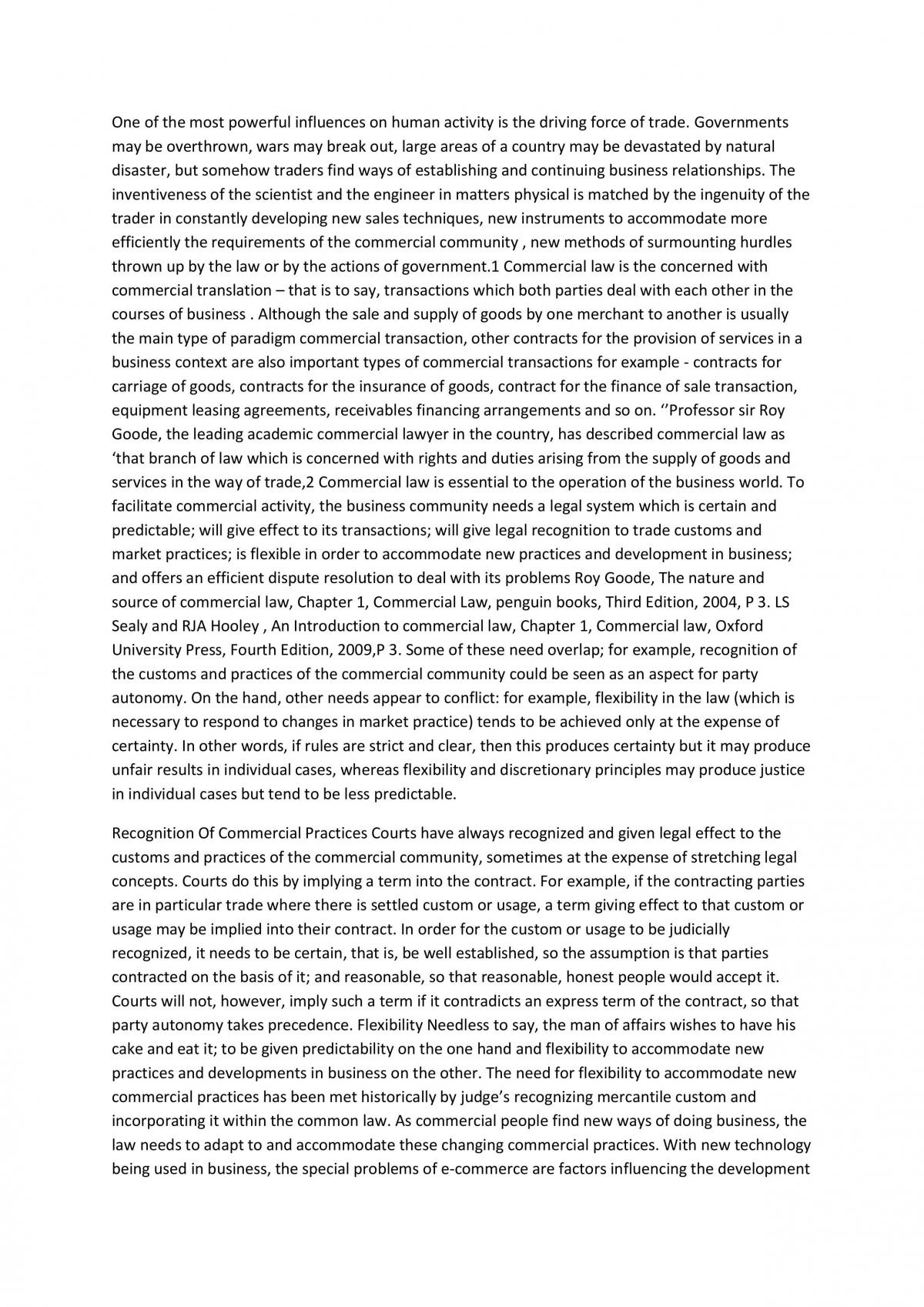 Drafting An International Commercial Model Law - Page 1