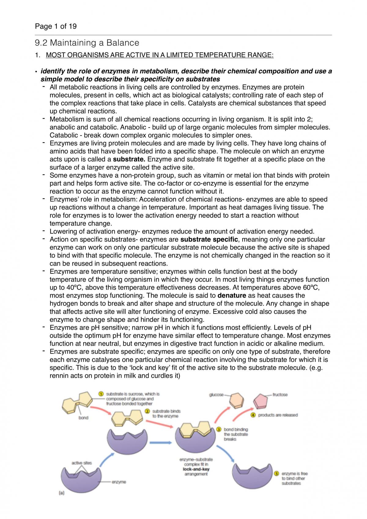 Maintaining a Balance Full HSC Notes  - Page 1