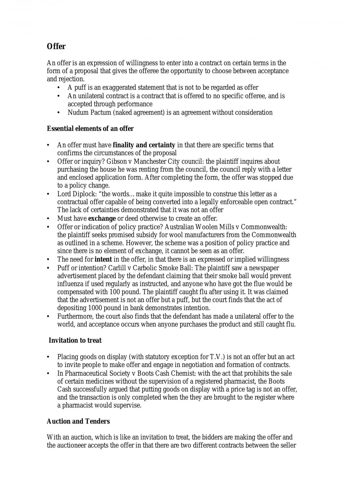 Contract 1 - Page 1