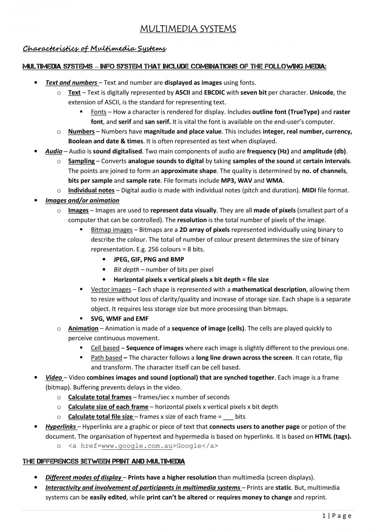 Multimedia System IPT - Page 1