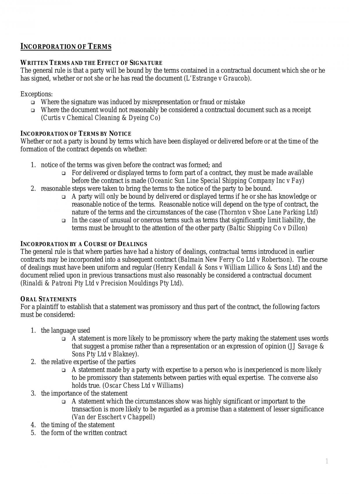 Cases In Brief - Page 1