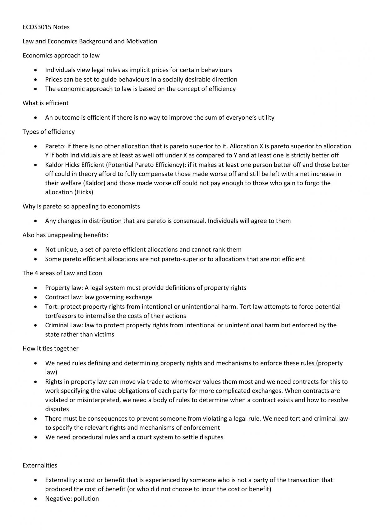 ECOS3015 Final Notes Complete - Page 1