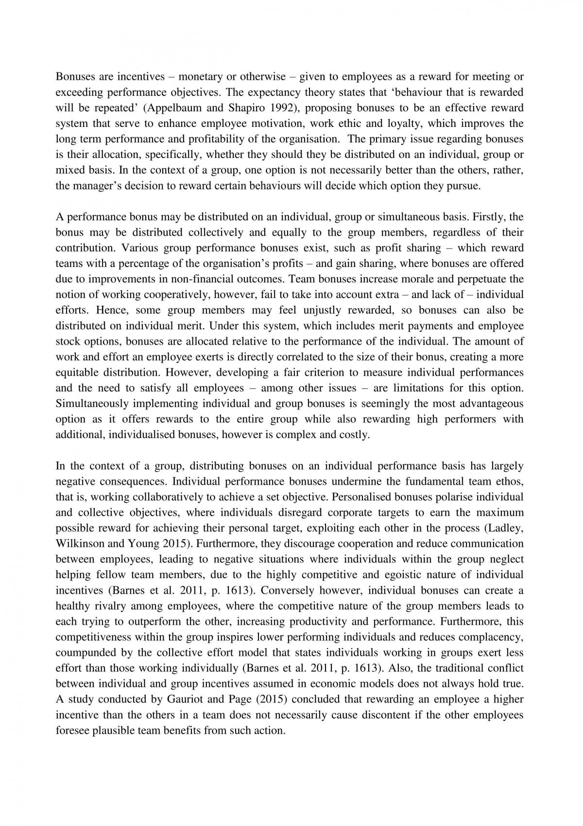 BUSS1001 - Semester 1 2016 Task 1 - Page 1