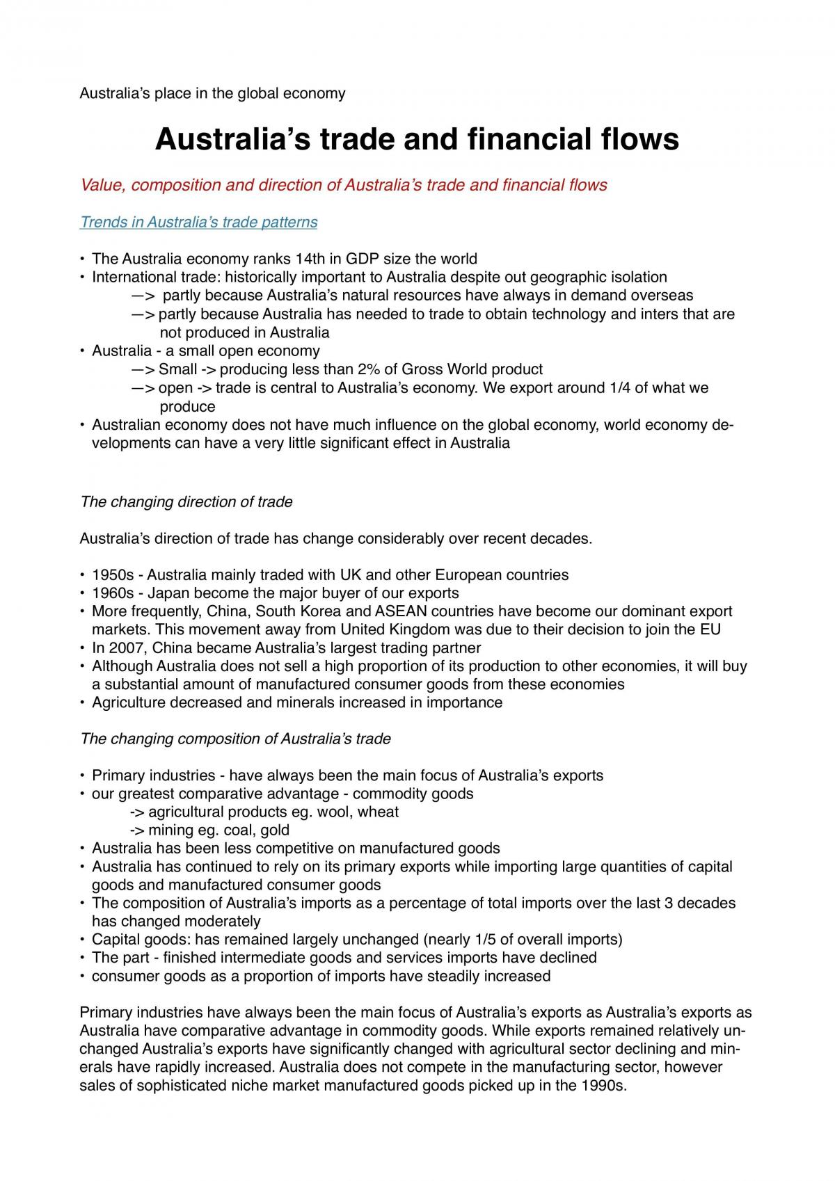 Economics Topic 1 - Page 1