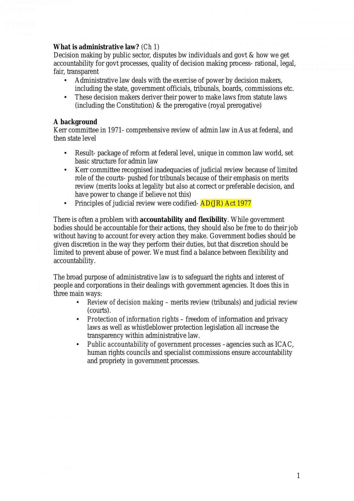 Course Notes - Page 1