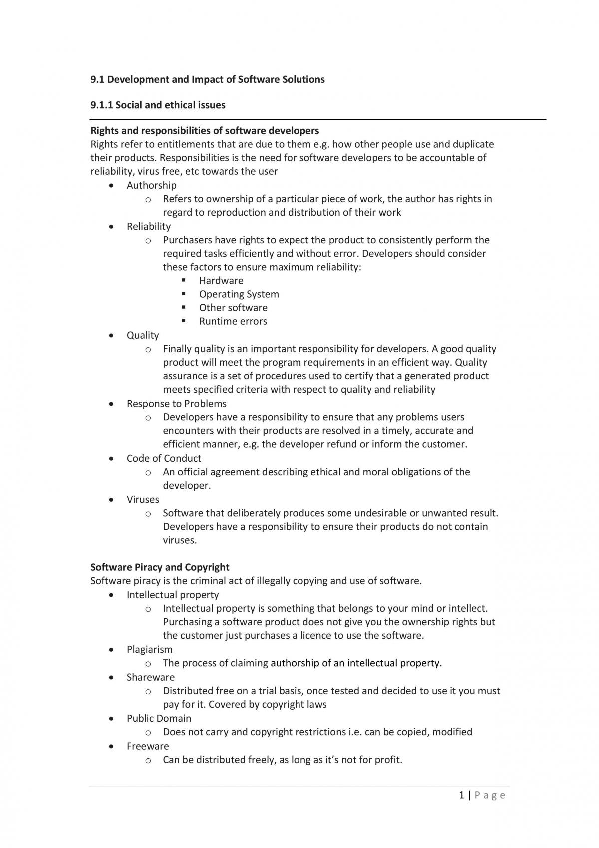 SDD Notes - Page 1