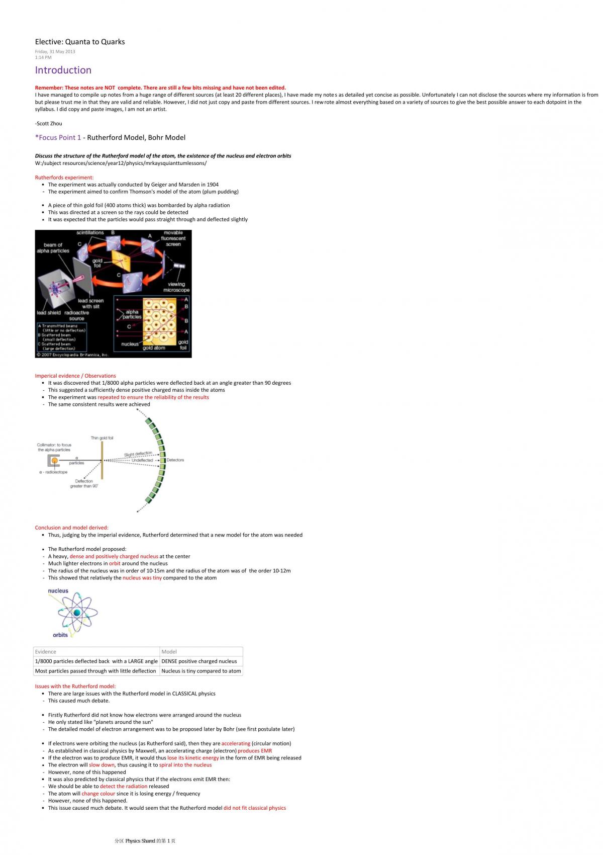 Option: Q2Q Notes - Page 1