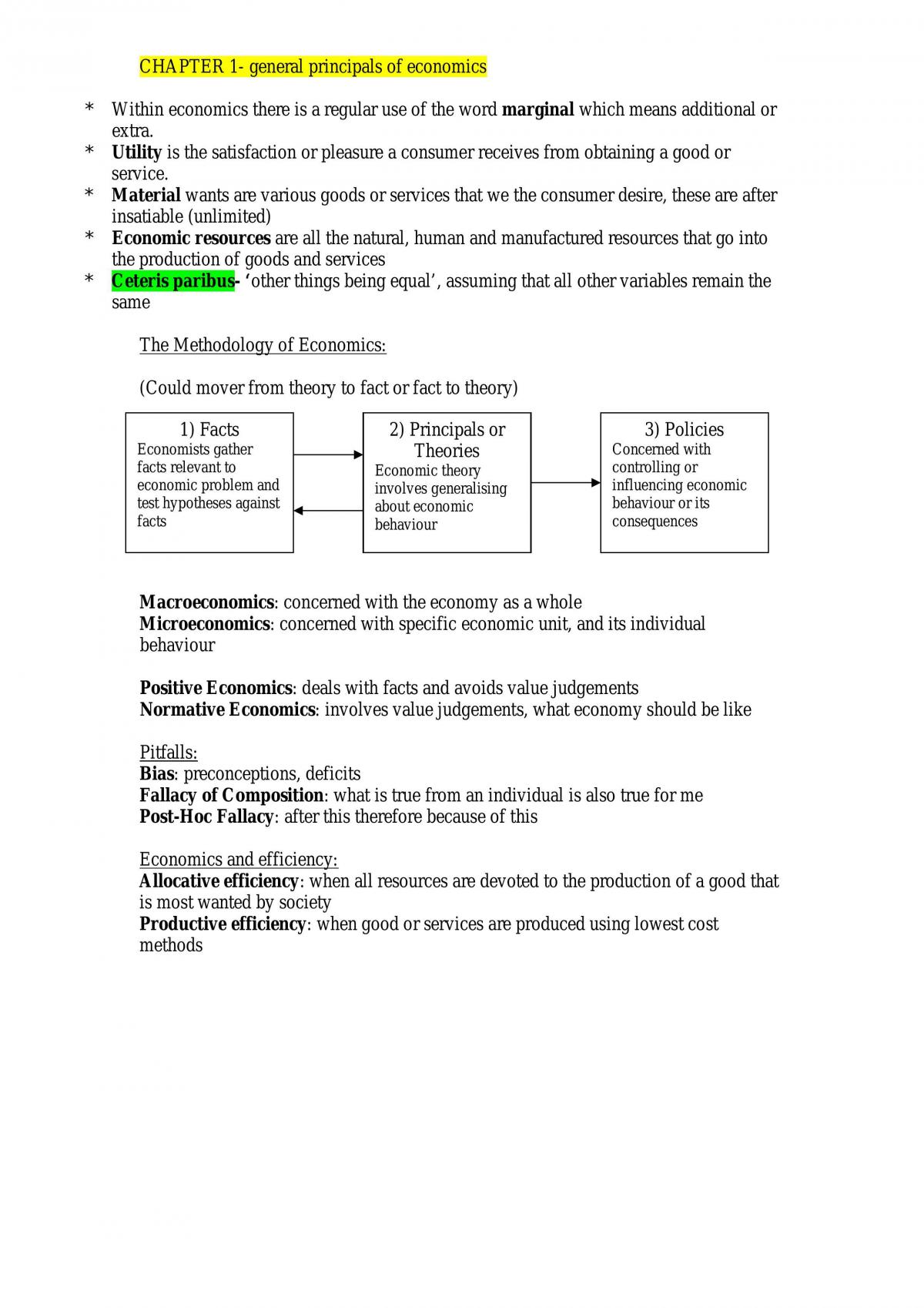 Subject Notes - Page 1