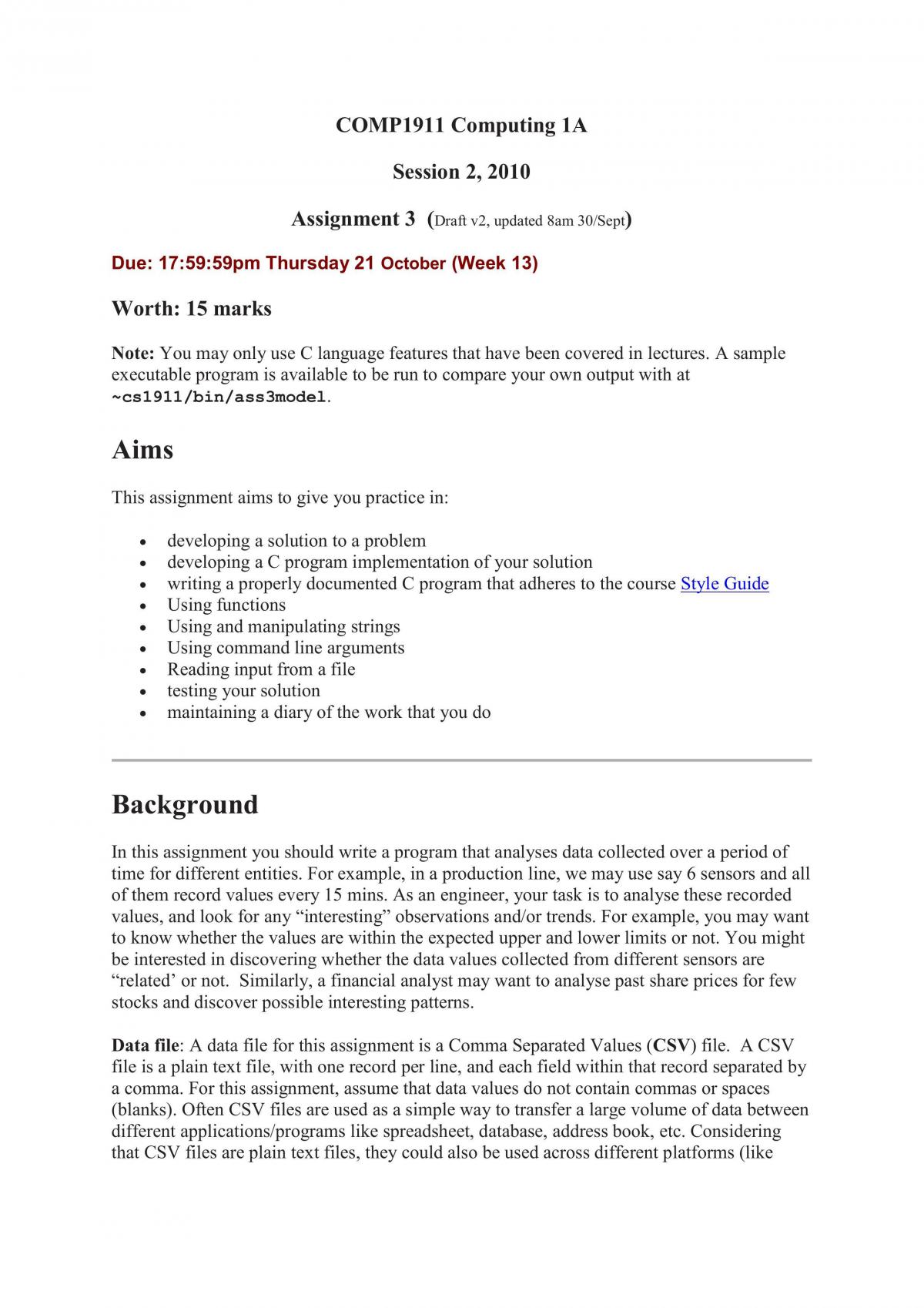 Assn3 - Page 1