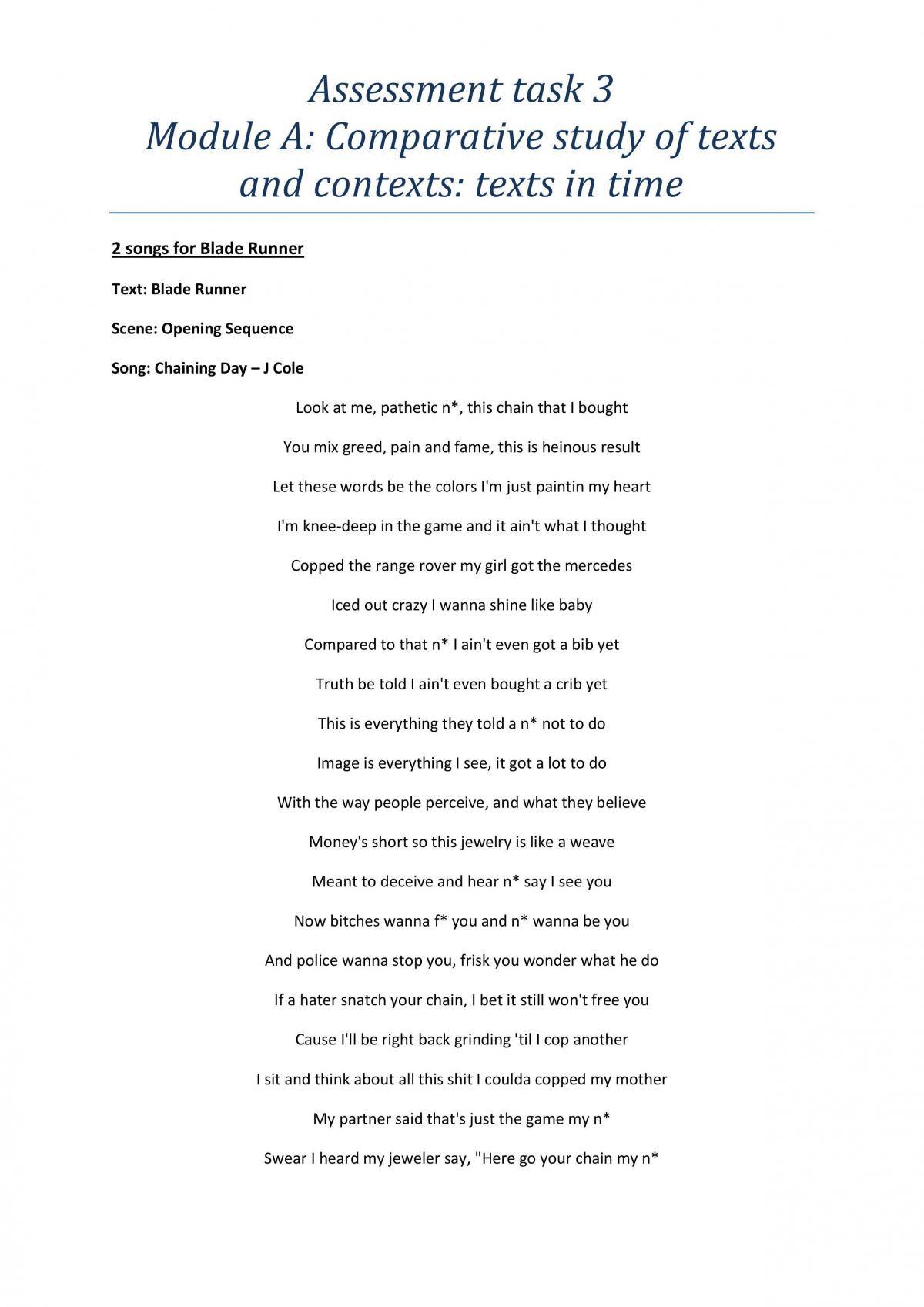 Module A Assignment - Page 1