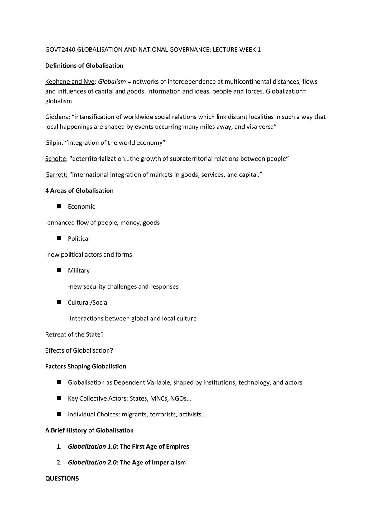 Comprehensive Lecture Notes - Page 1