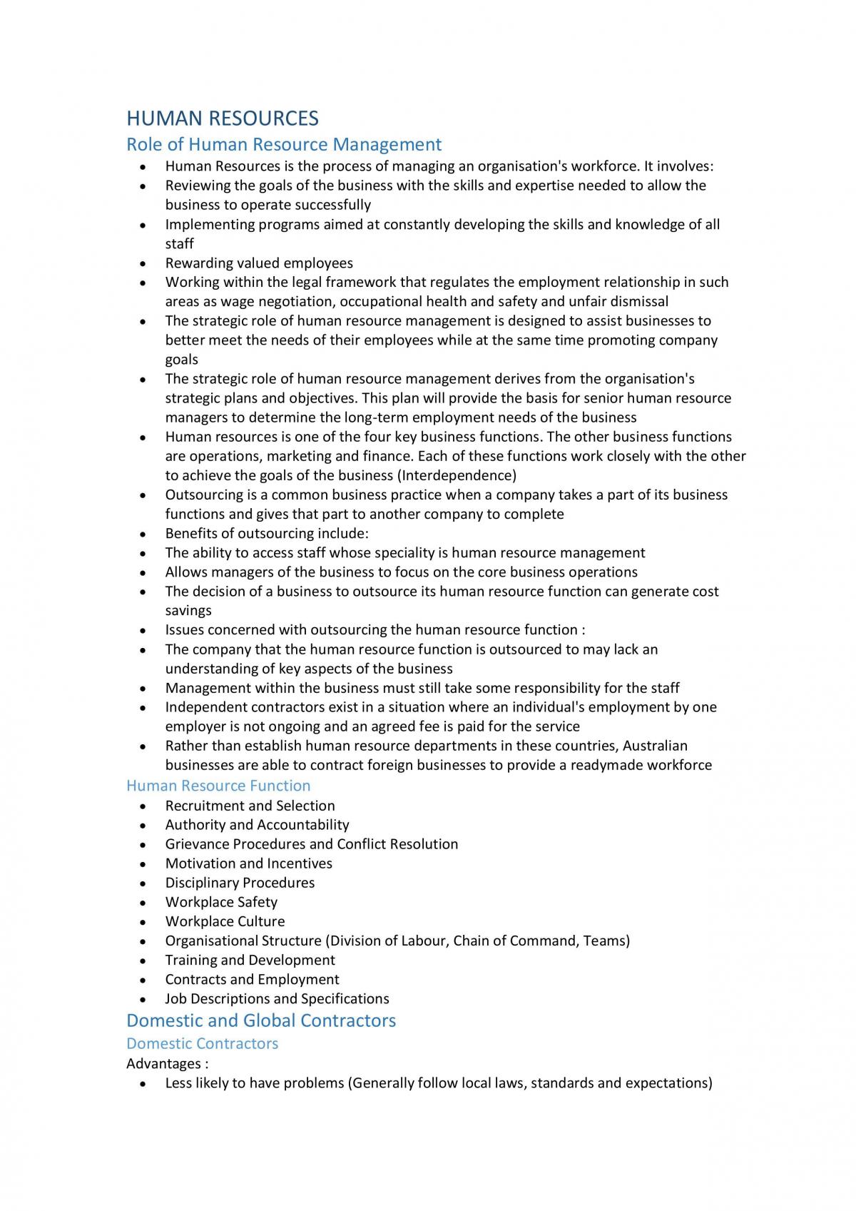 Complete Business Study Notes - Page 1