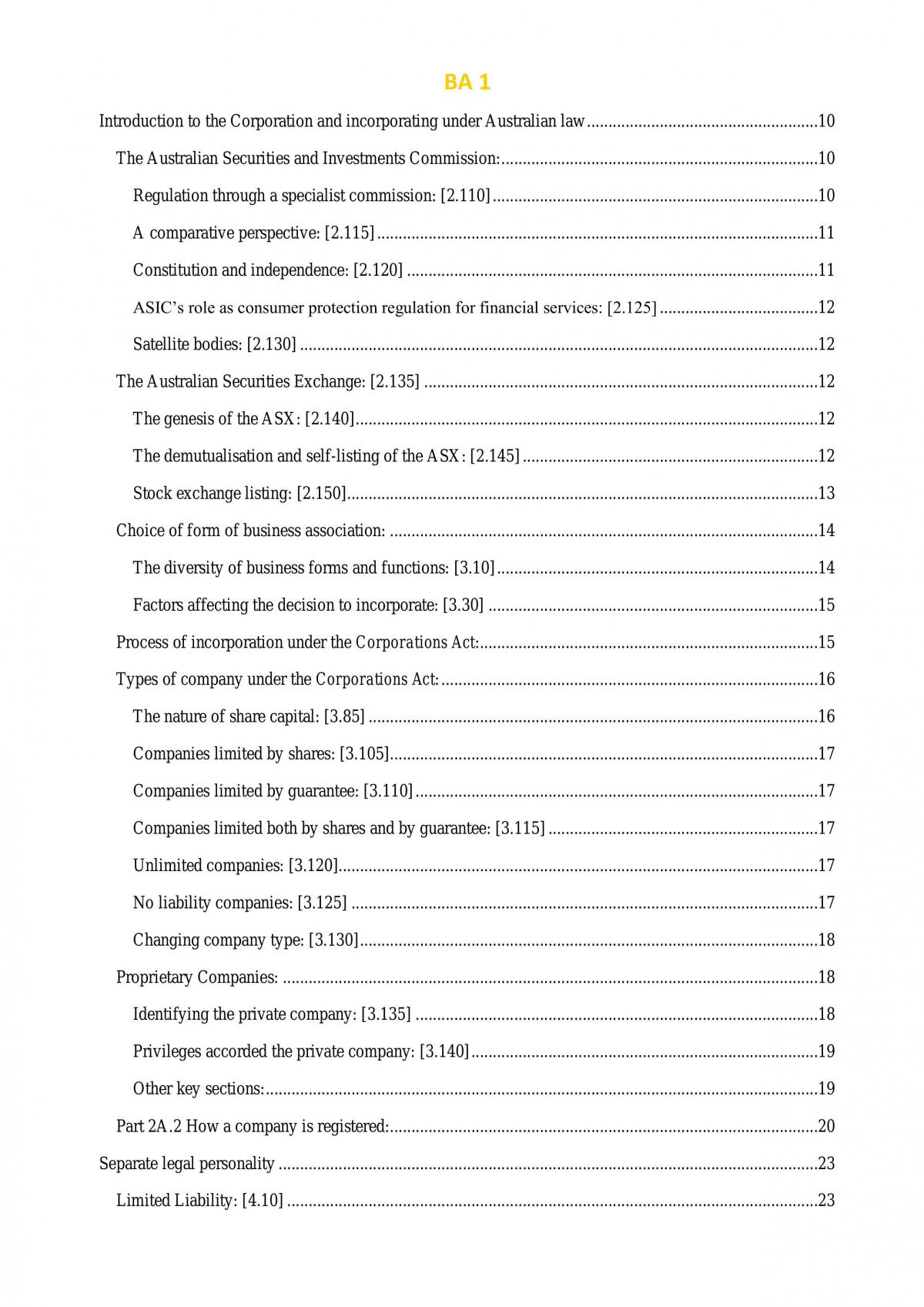 BA Notes - Page 1