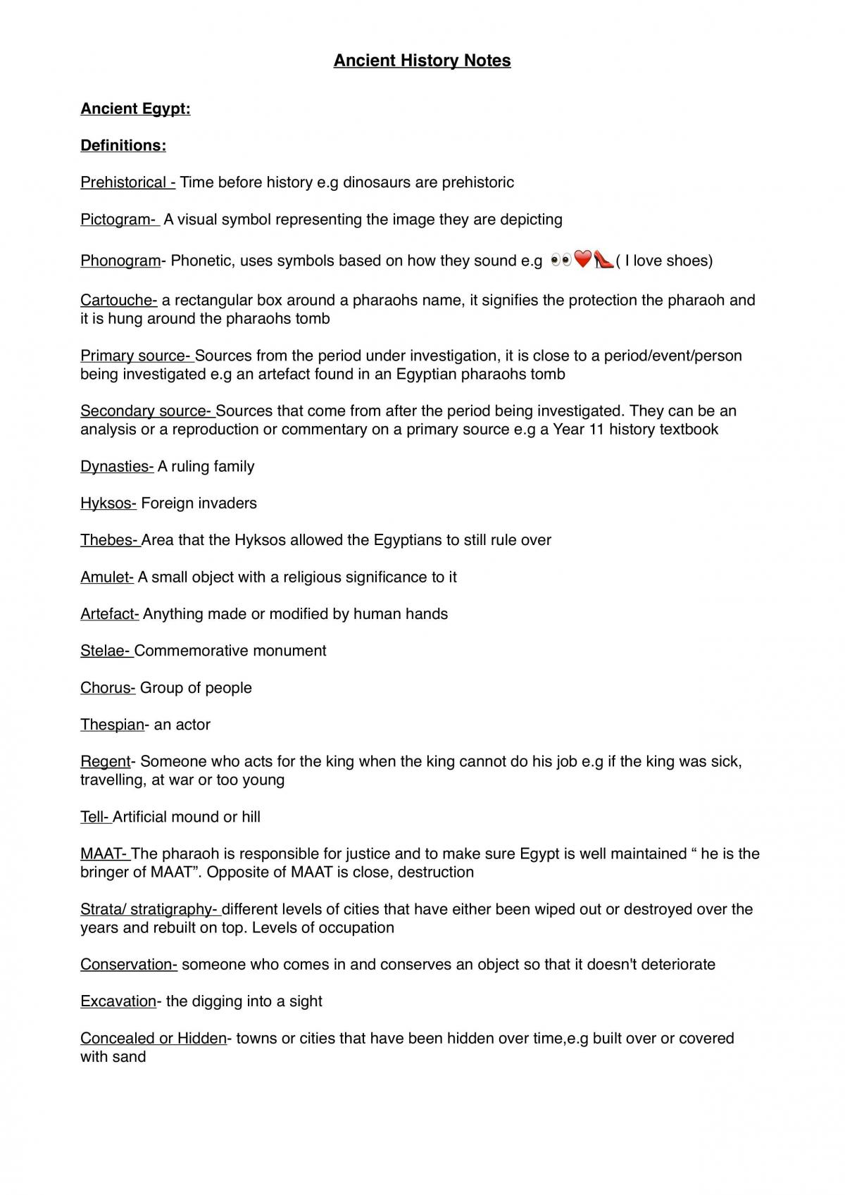 Preliminary Notes on Ancient History  - Page 1