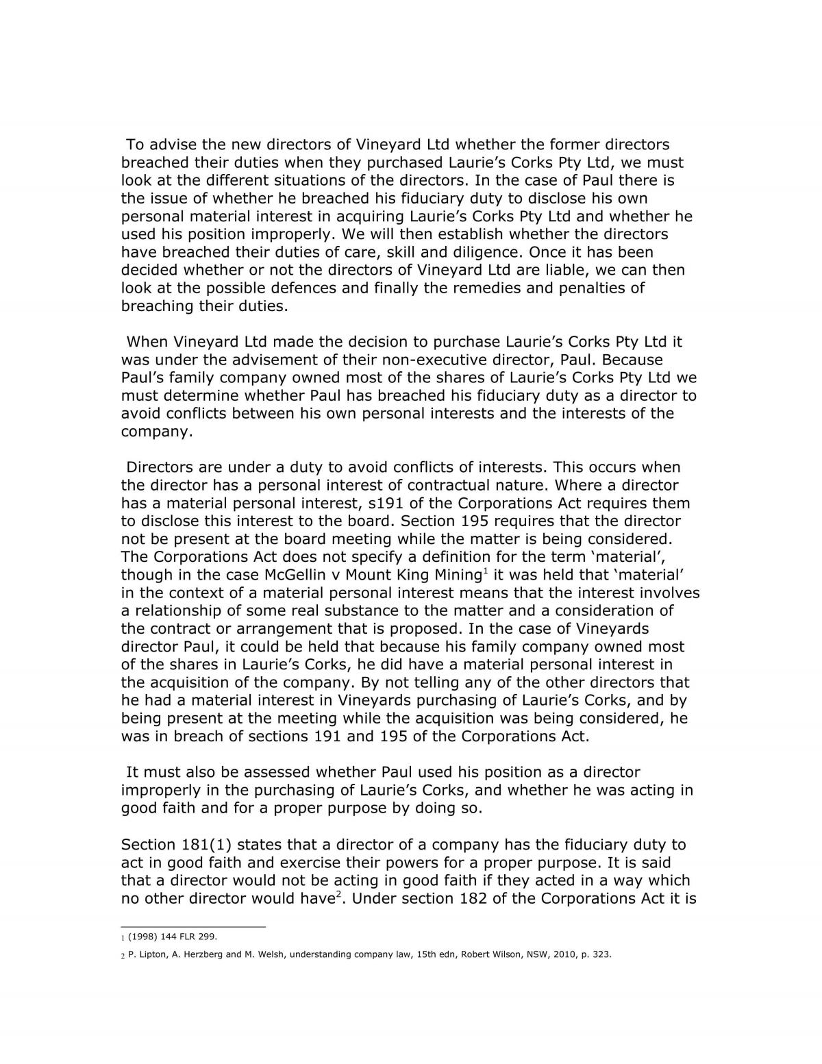 Company Reporting Assignment 1 - Page 1