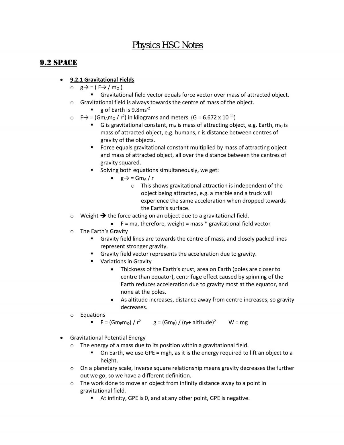 Full Compilation Physics Notes - Page 1