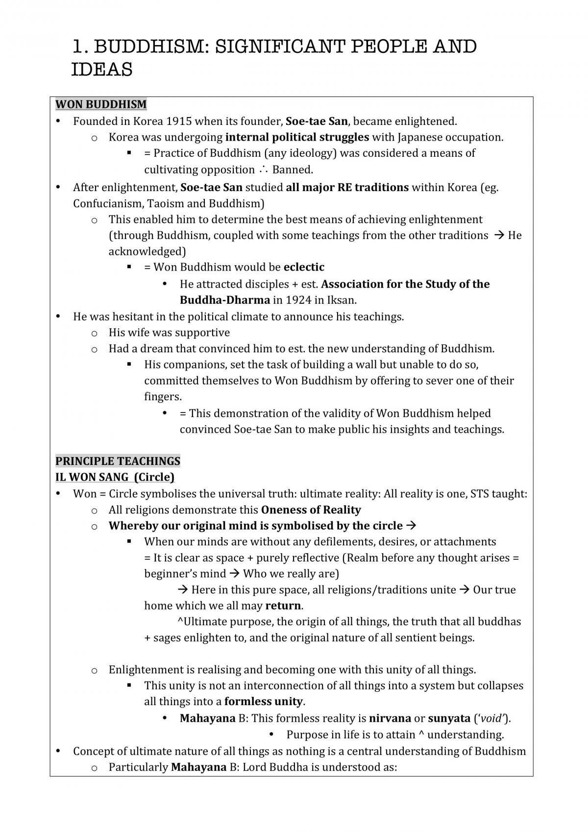 Won Buddhism - Page 1