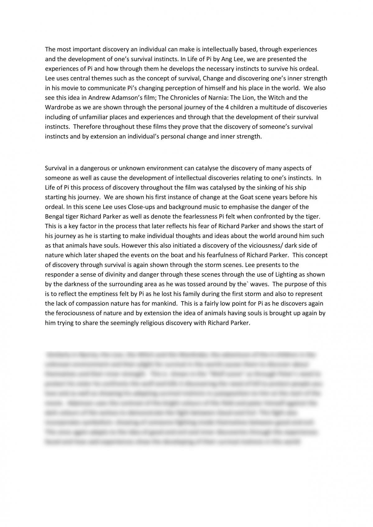 Essay on Discovery - Page 1