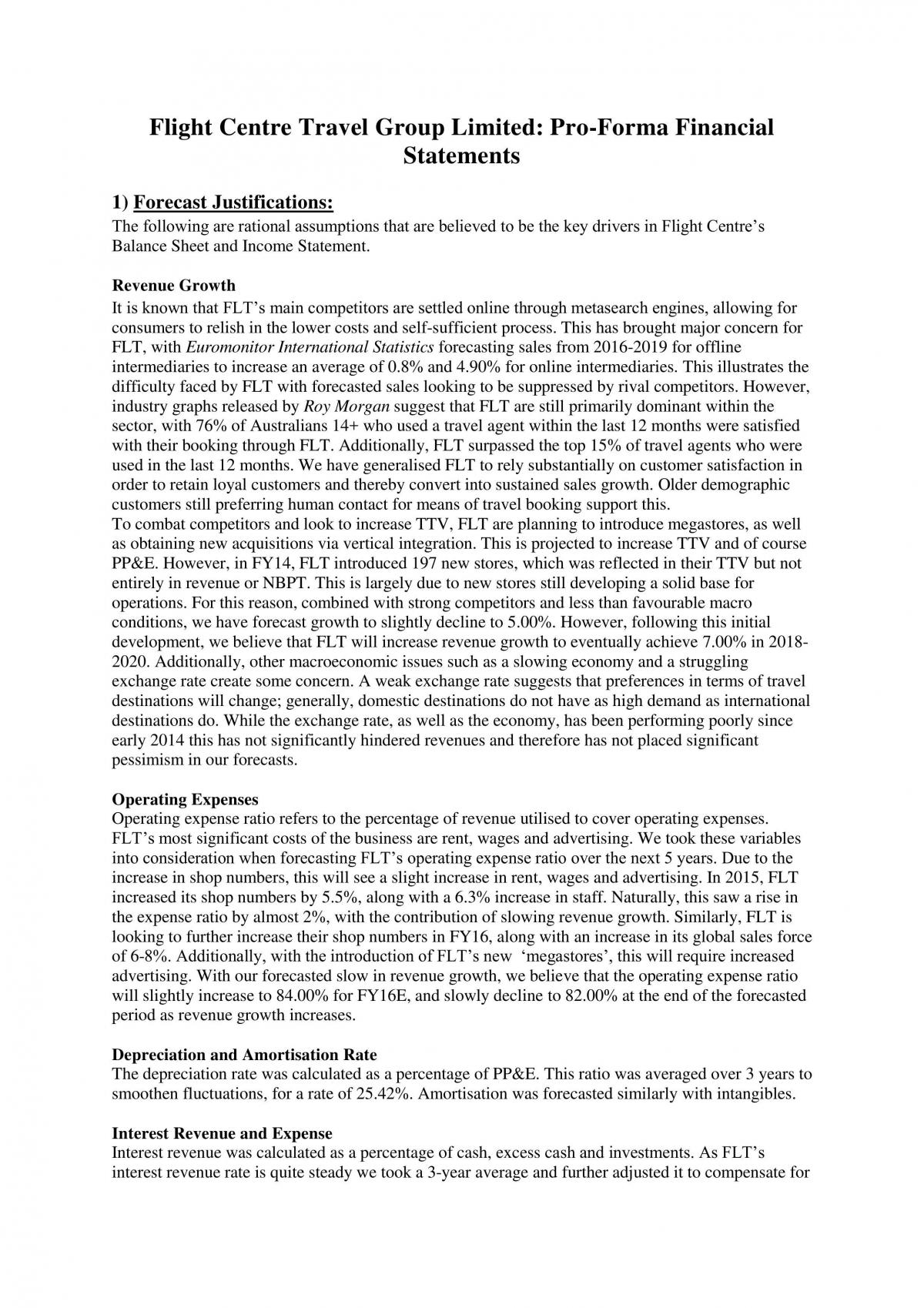 FINC3015 Case Study 1 - Page 1