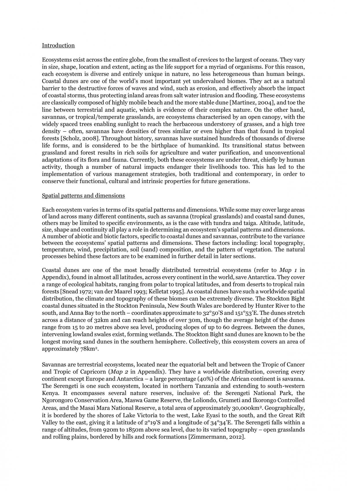 Comparing Two Ecosystems At Risk - Page 1