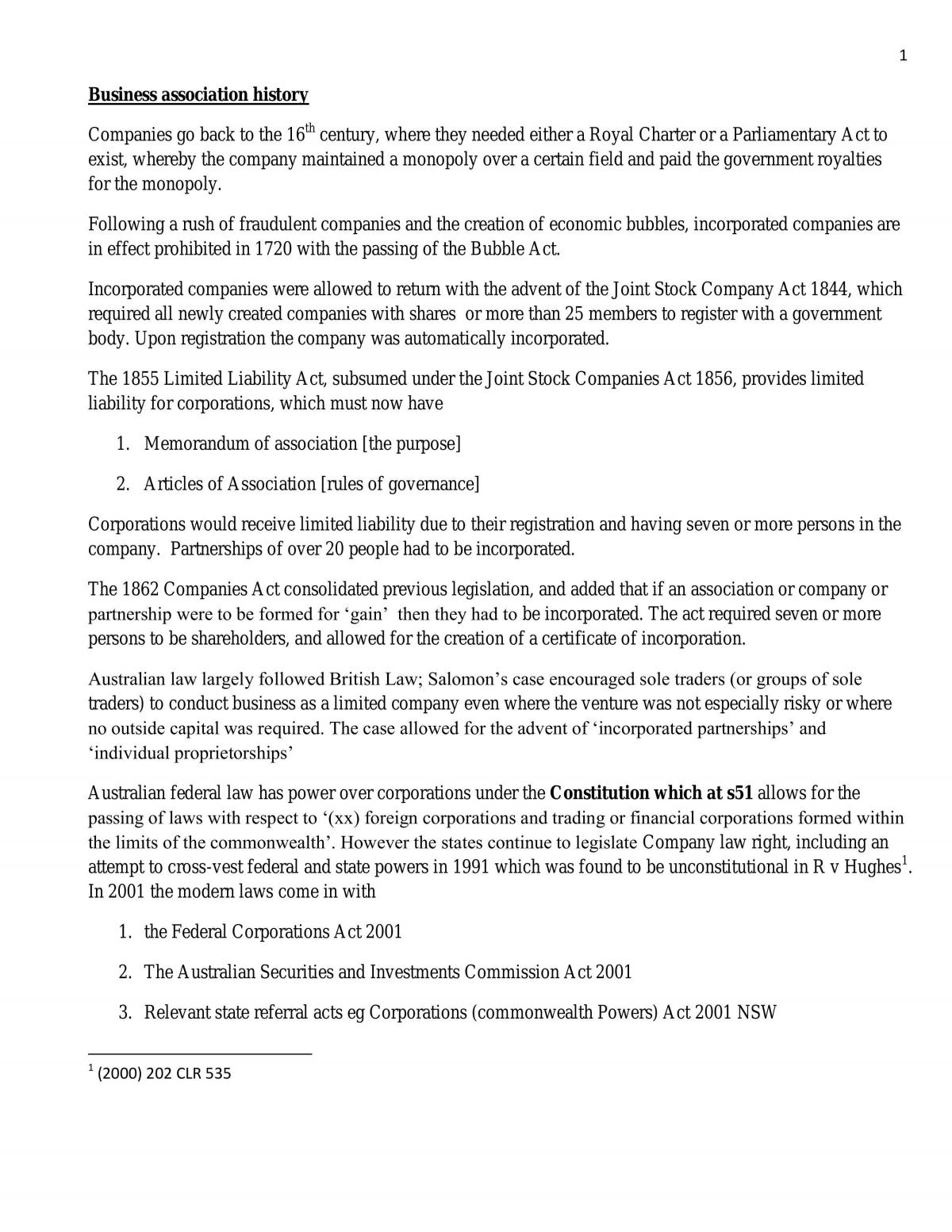 Full exam notes - Page 1