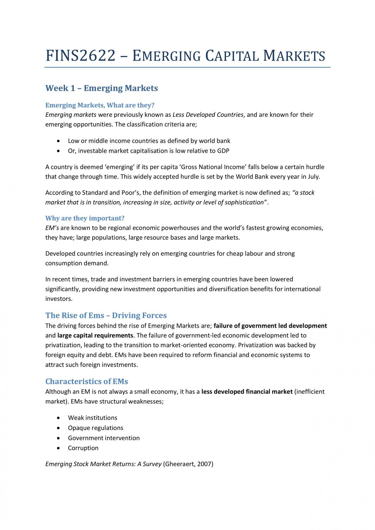 Study Notes - Page 1