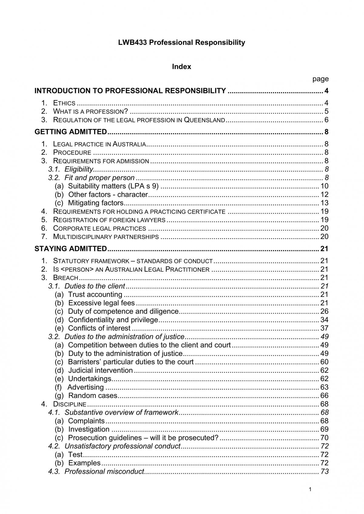 Ethics - Page 1