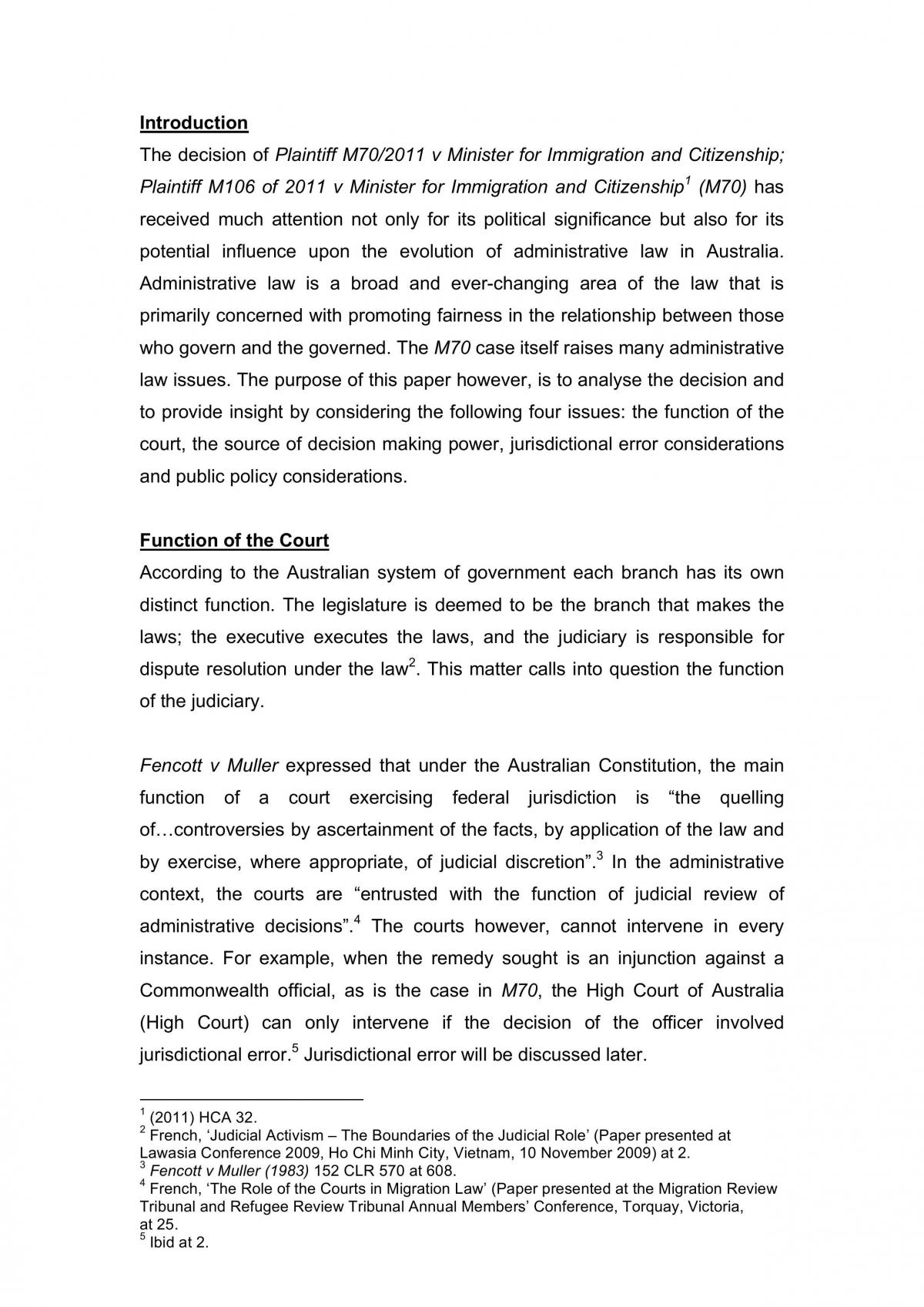 Administrative Law Assignment - Page 1