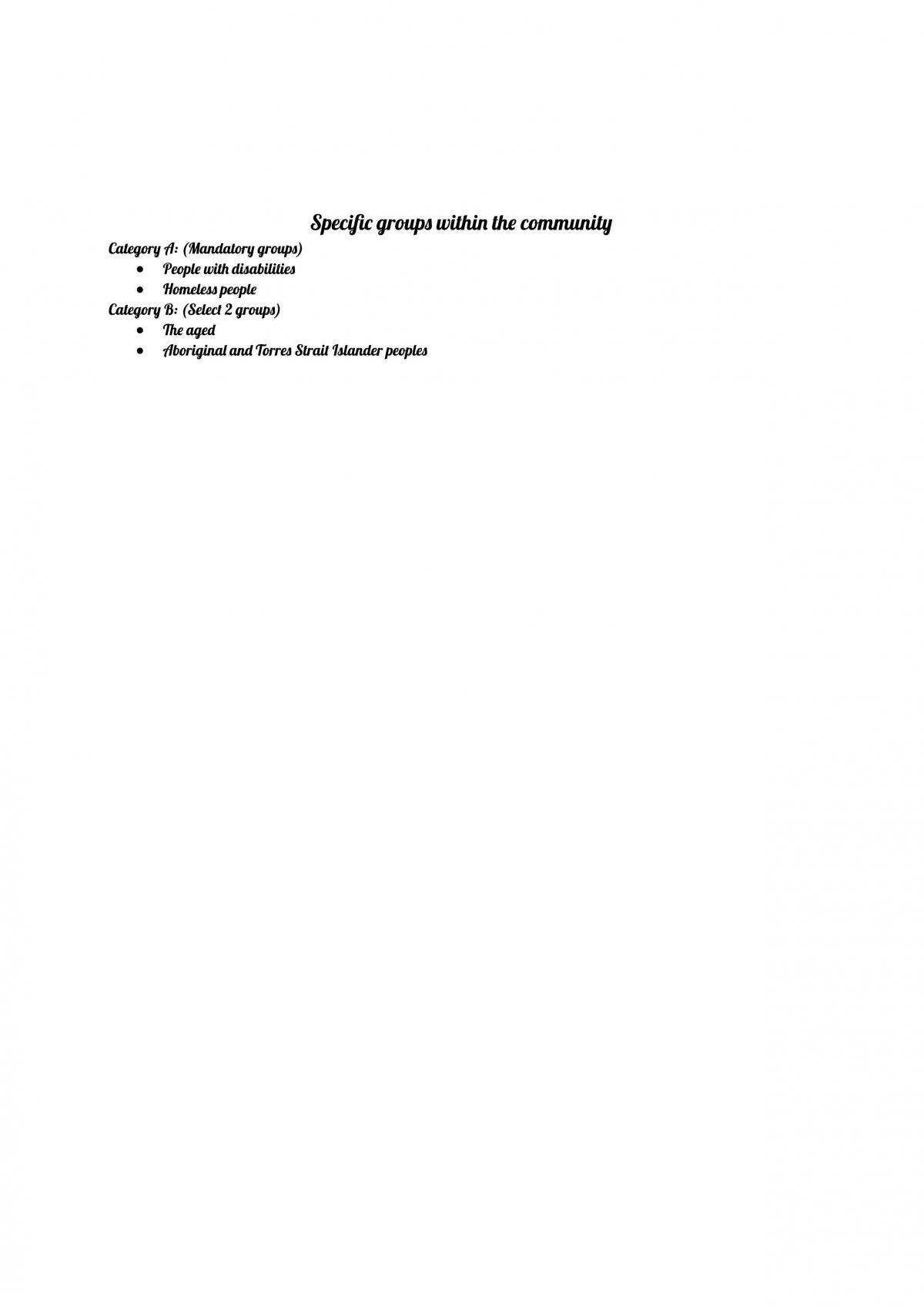 Groups in Context Study Notes - Page 1