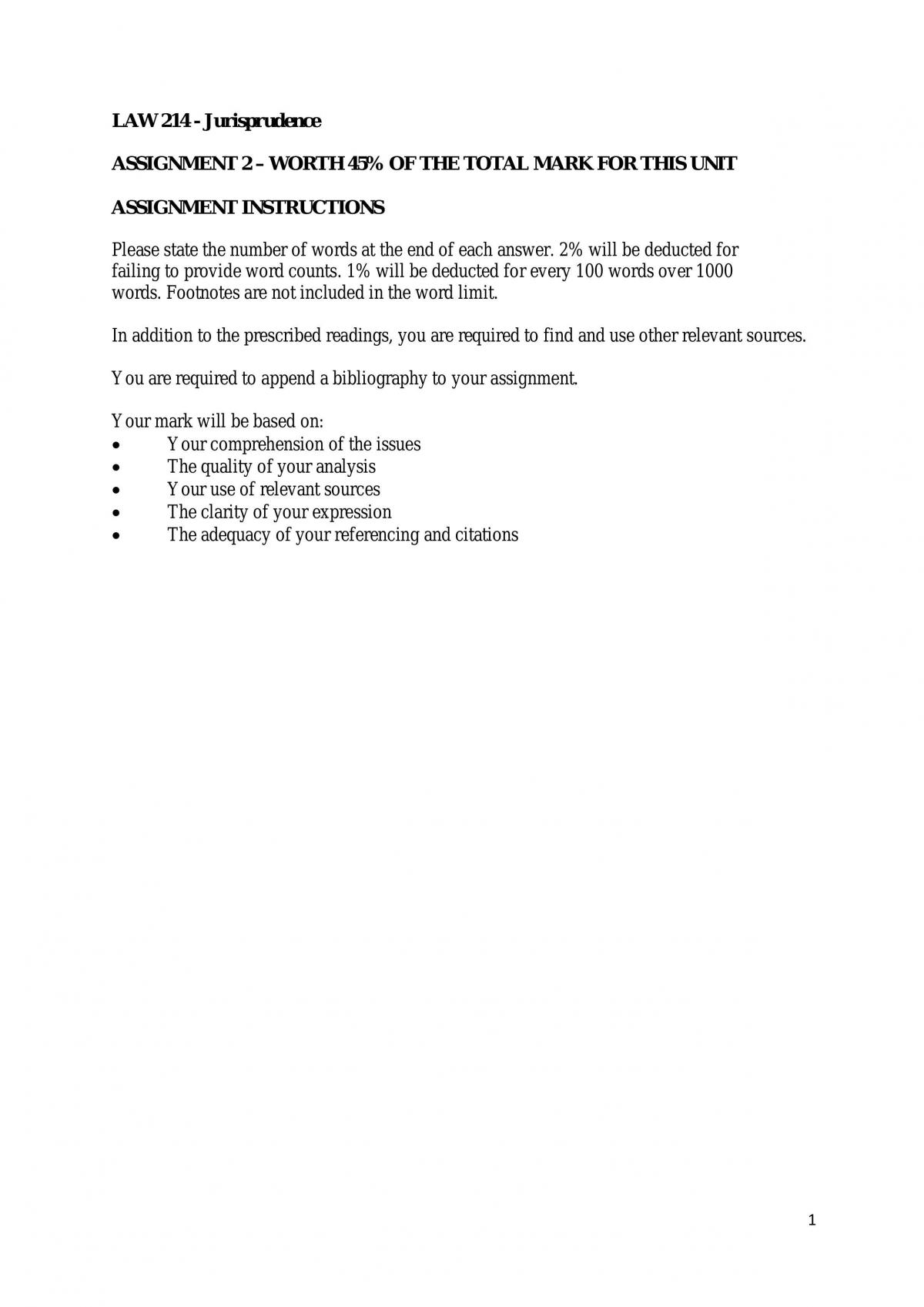 How Judges should apply the law - Page 1