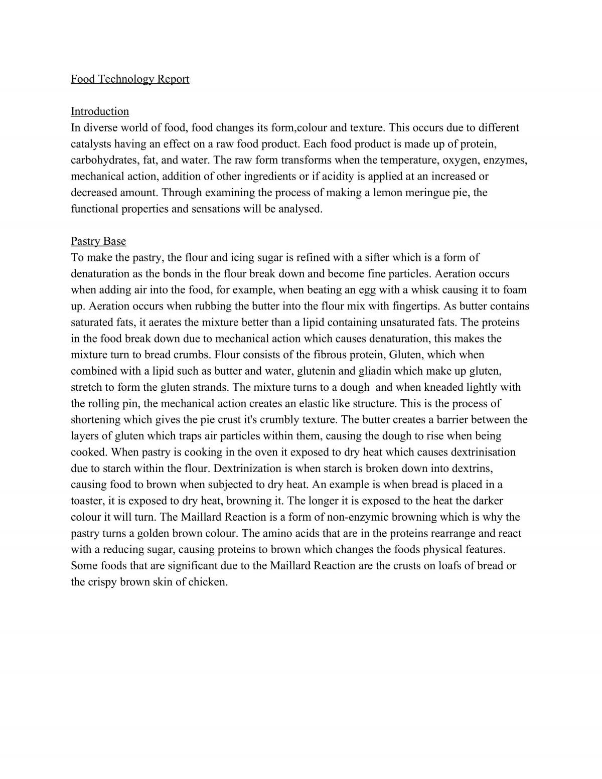 Food Properties - Page 1