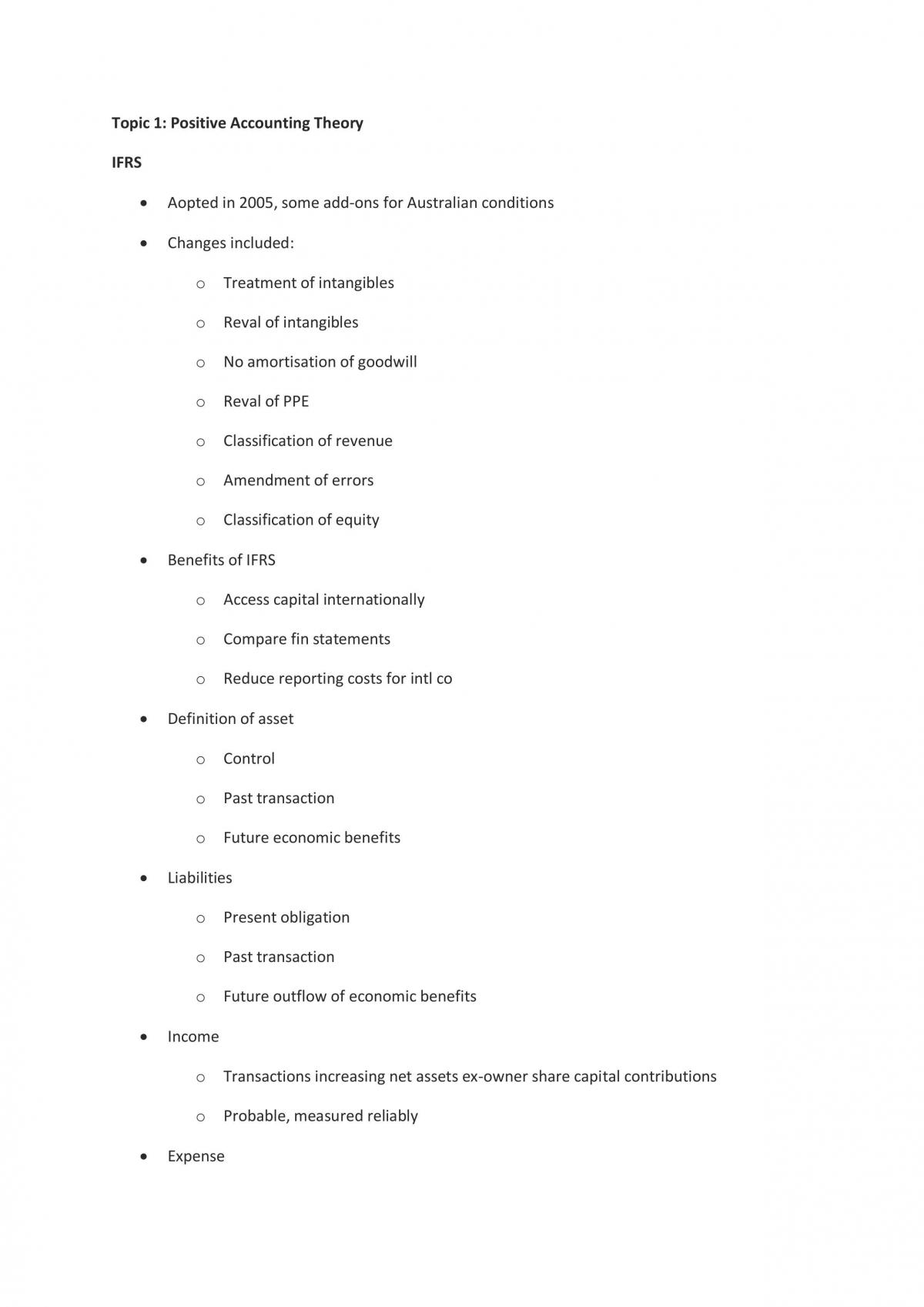 ACCT 3563 midsem notes - Page 1