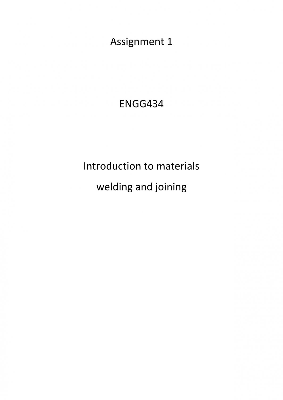 ENGG434 - Complete Assignment 1 - Page 1