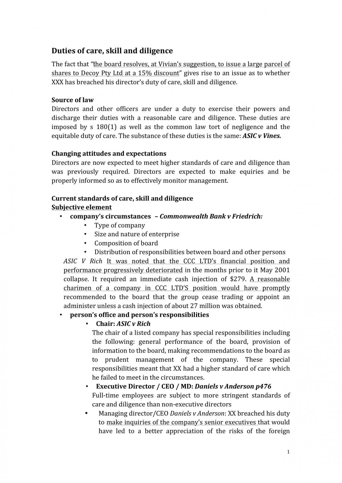 CLAW2201 Final  Full Notes - Page 1