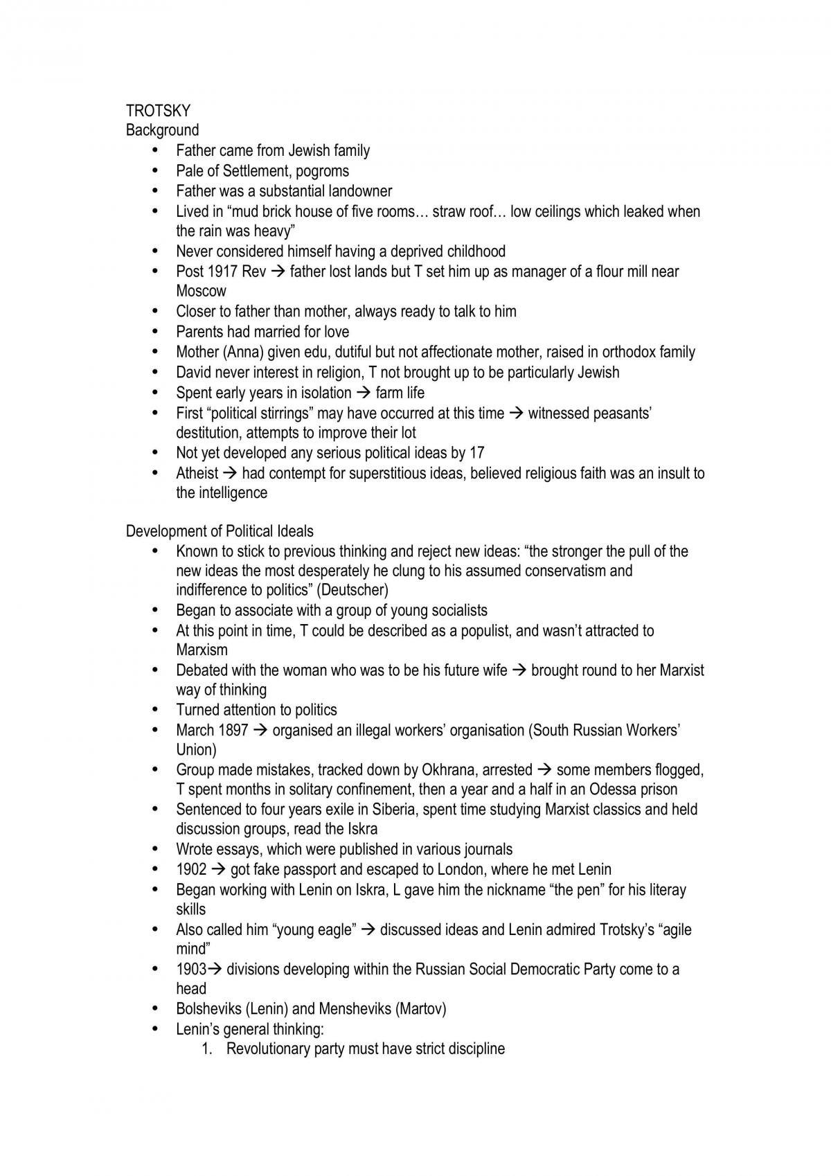 Trotsky  - Page 1