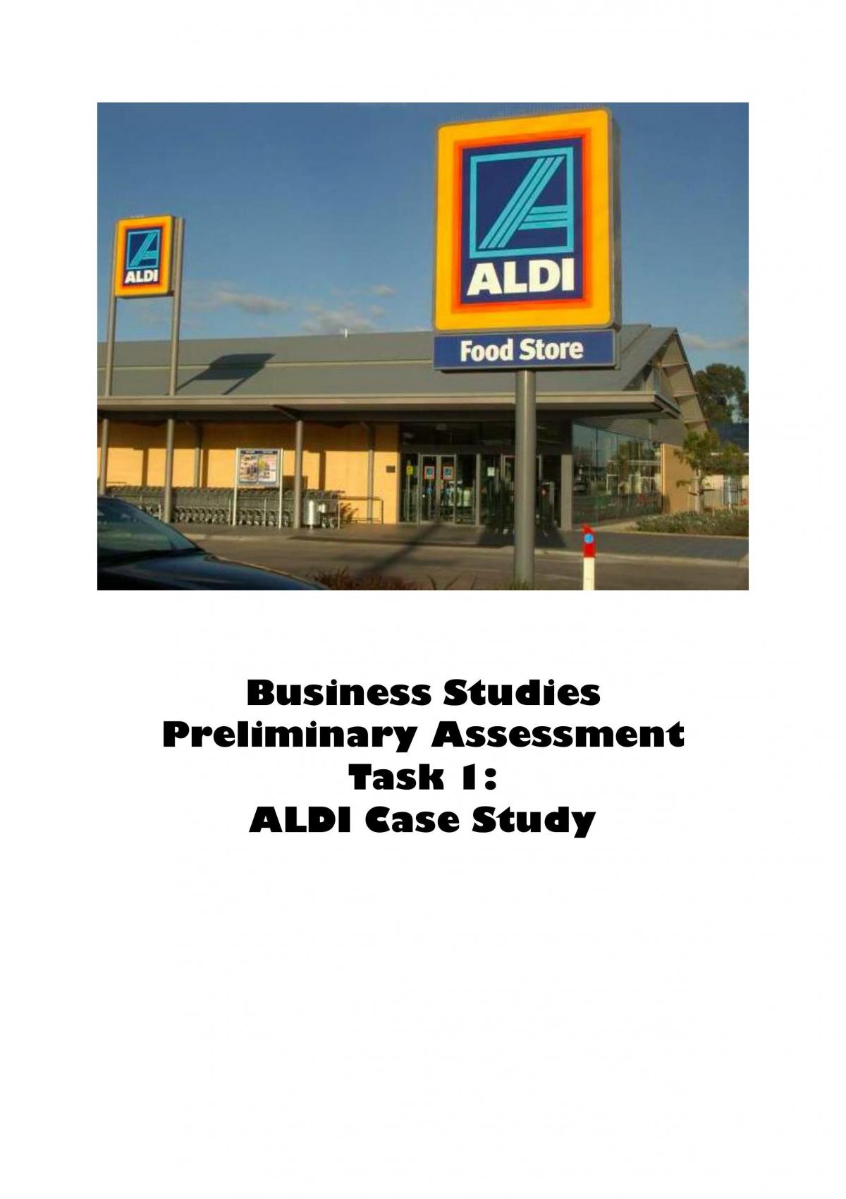 aldi quality case study