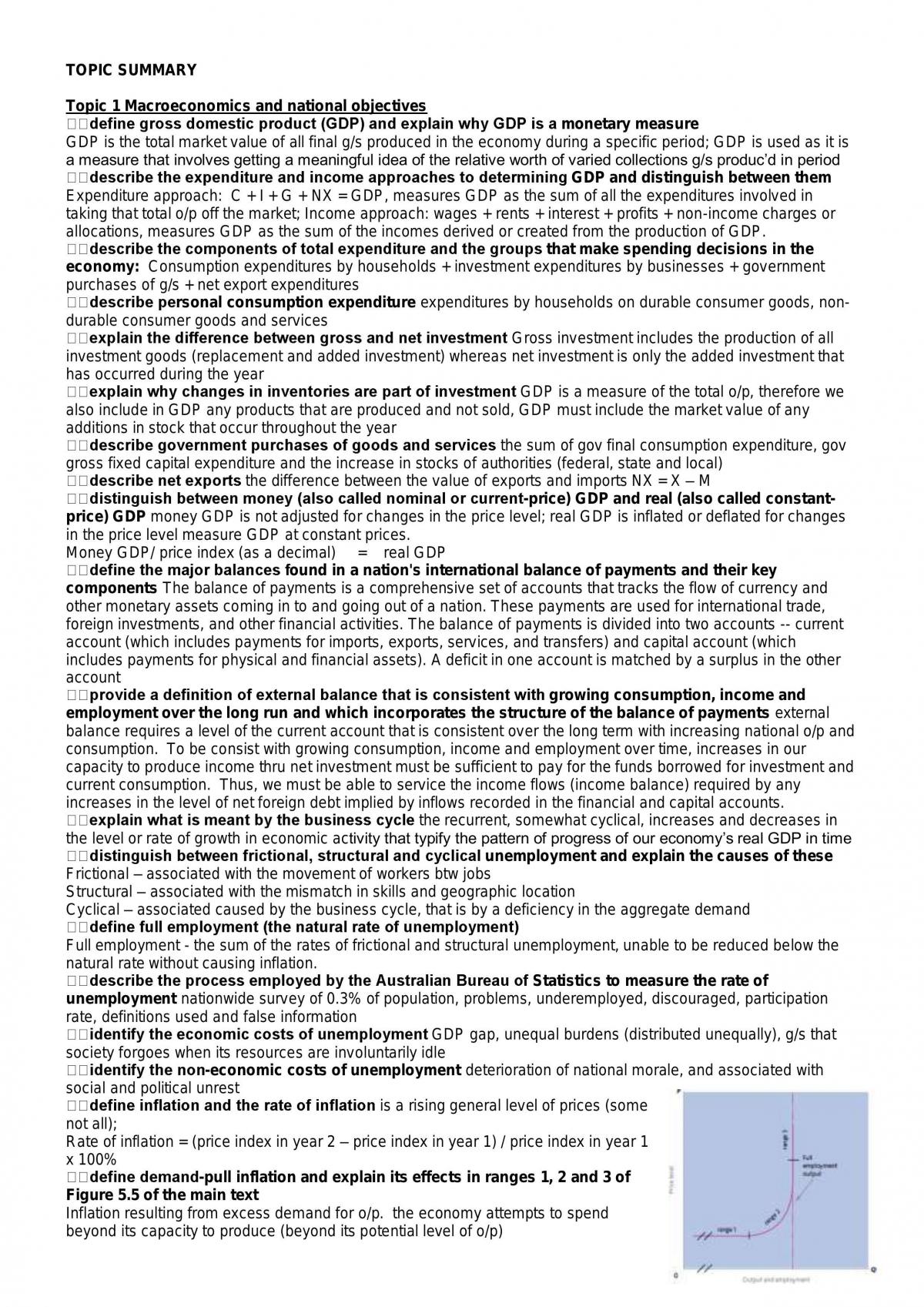 Topics Summary  - Page 1