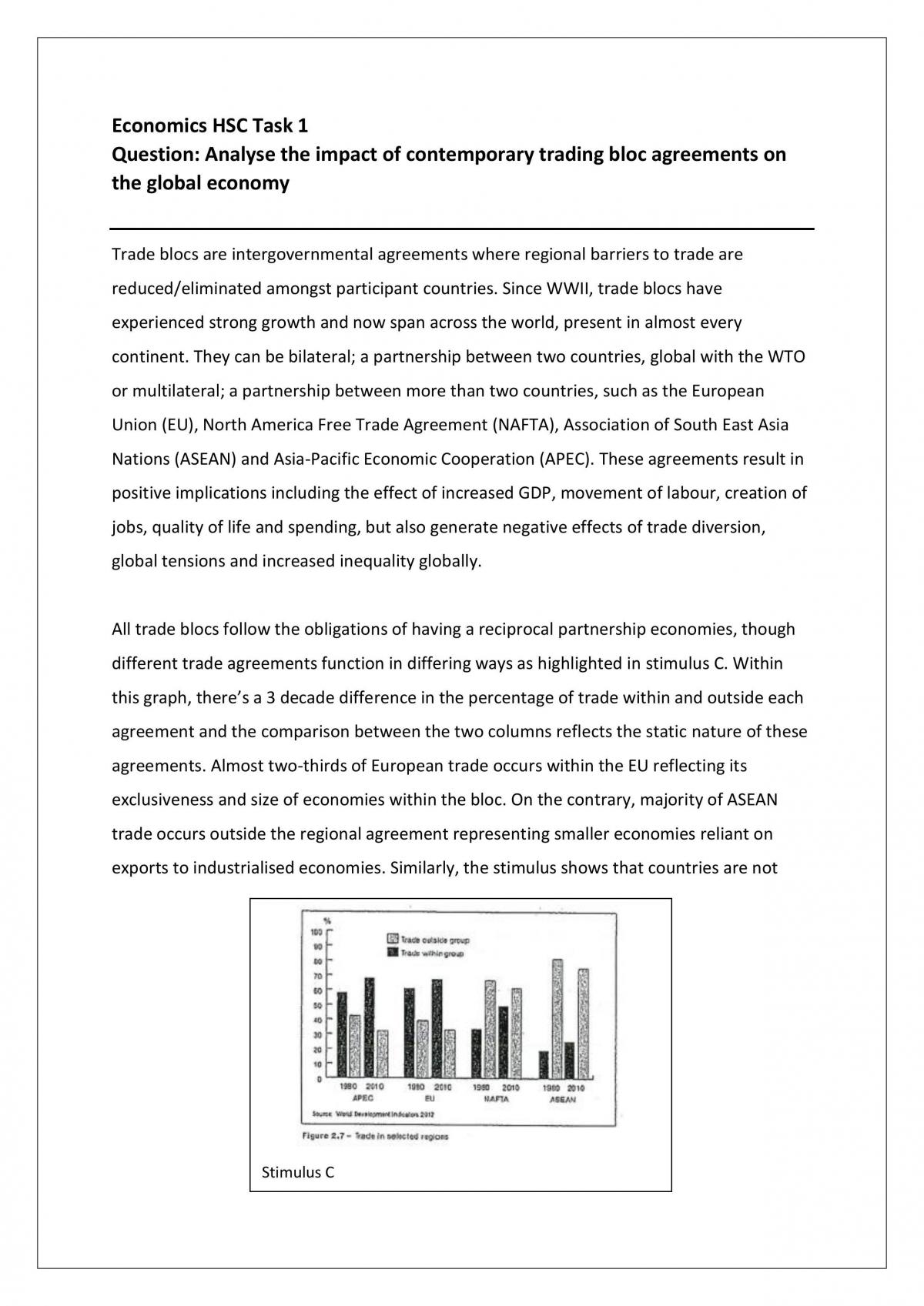Task 1 - Economics Hand-in - Page 1