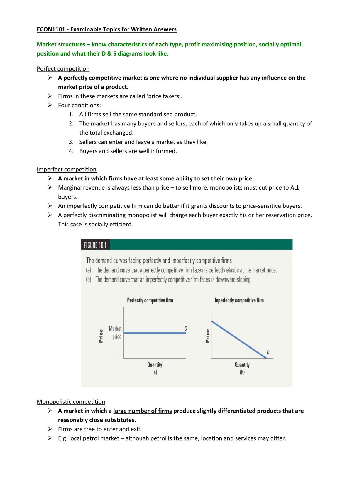 Study Notes for Final Exam - Page 1