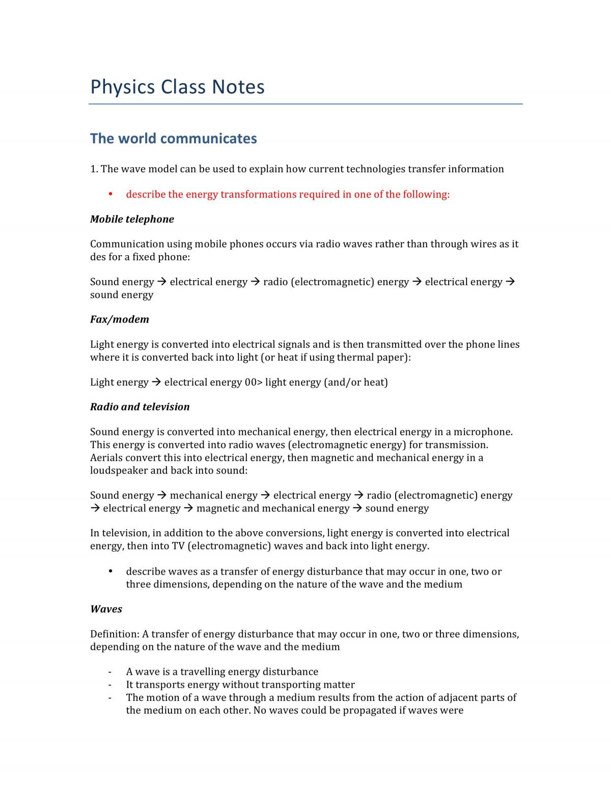 Physics Notes The World Communicates+ Cosmic Engine - Page 1