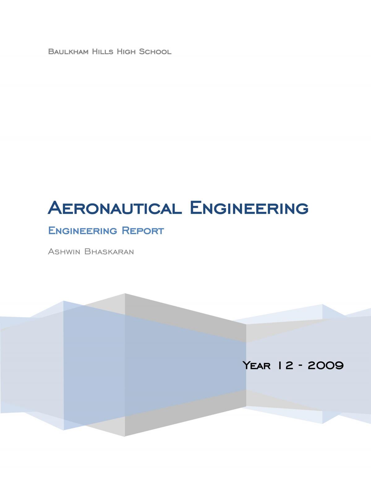 aeronautical engineering thesis topics